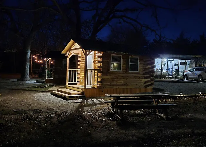 #4 - Amish Log Camping Cabin Walk To The Water